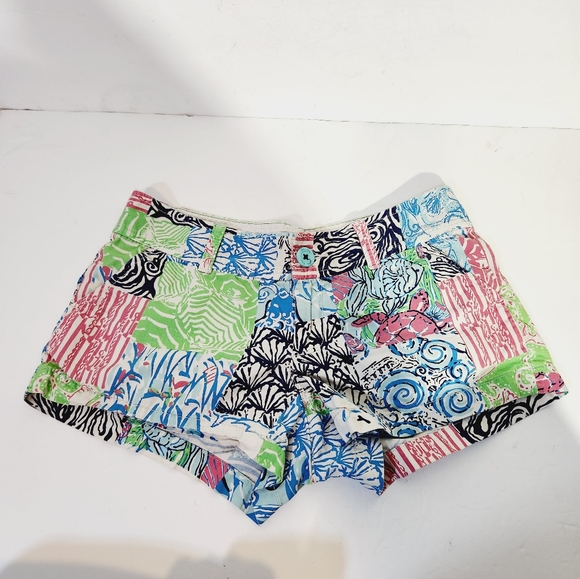4x$25 Lilly pulitzer vintage  summer shorts size 0 low waist - Picture 6 of 10